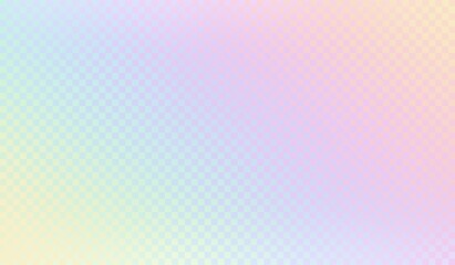 Fotobehang Ombre Pastel holografisch geruit geometrisch patroon  © avextra