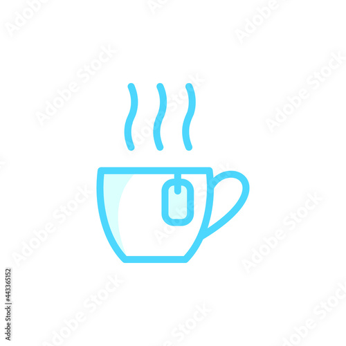 Illustration Vector graphic of teacup icon template