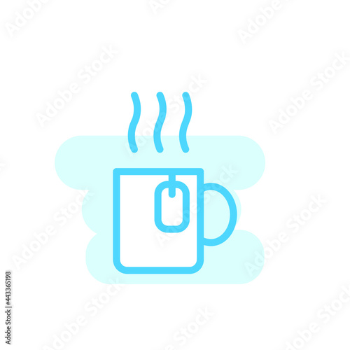 Illustration Vector graphic of teacup icon template