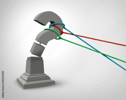 Tableau sur toile Removing Statues Concept