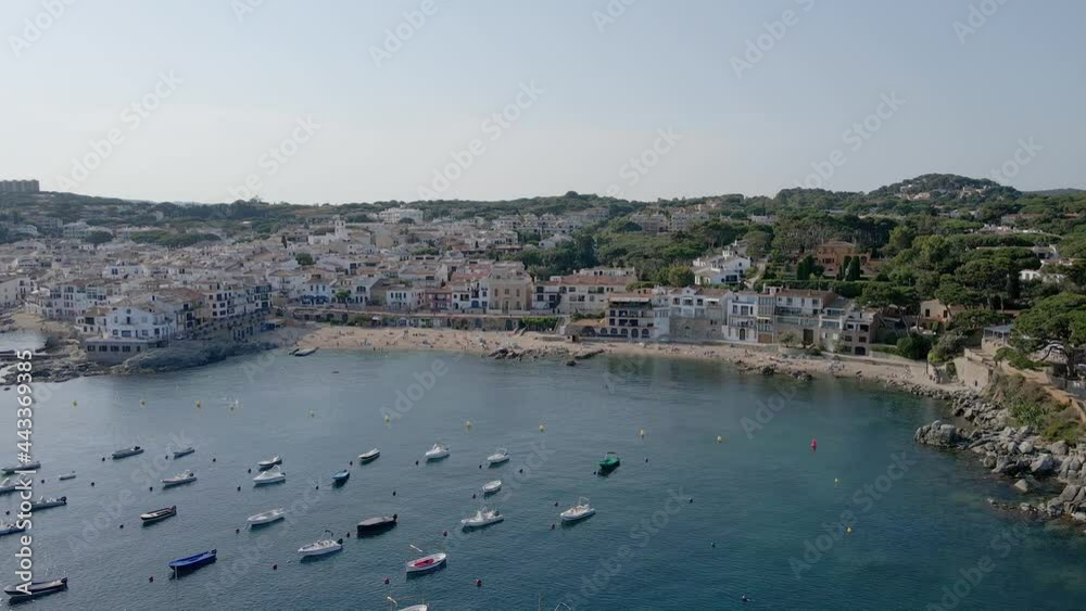 4k drone flying in the Costa Brava, Catalonia, Spain. Mediterranean sea in summer. 4k drone flying in the Costa Brava, Catalonia, Spain. Mediterranean sea in summer.