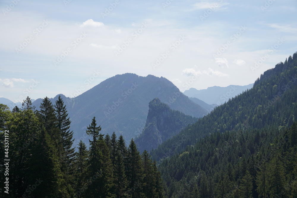Spannende Grat-Wanderung Oberammergau: Blick auf den Kofel