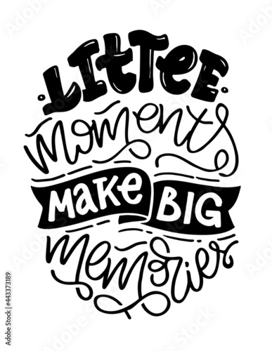 Motivation lettering art poster. Lettering label for poster banner t-shirt design. Inspiration calligraphy poster.
