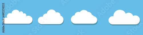 Vector of clouds collection
