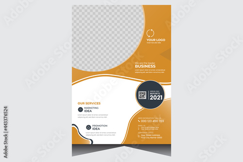 Promotional corporate business flyer design template