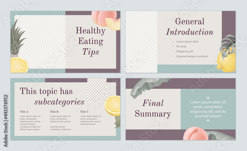 Slide presentation template...