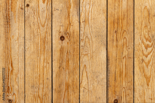 Brown background made of pine wood planks