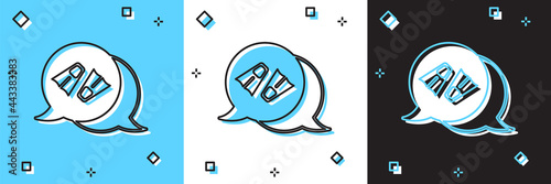 Set Rubber flippers for swimming icon isolated on blue and white, black background. Diving equipment. Extreme sport. Diving underwater equipment. Vector