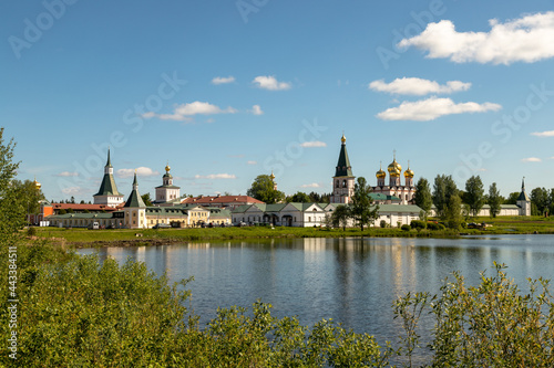 Valdai Iversky Svyatoozersky Bogoroditsky Monastery on Selvitsky Island. Novgorod region. Russia.