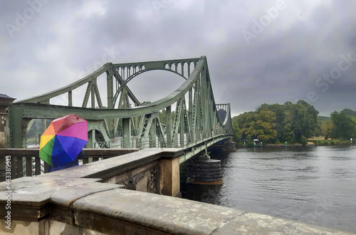 Canvastavla Il ponte delle spie Glienicker Brücke
