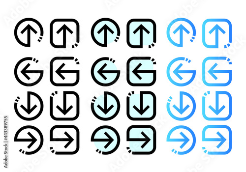 Web icons arrow Most Useful Web and Mobile Icons for Interfaces Vector Design Elements Set