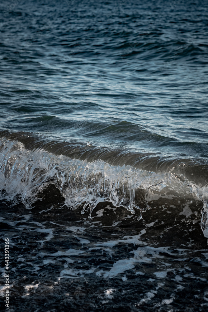 Fototapeta premium sunset at sea in sochi