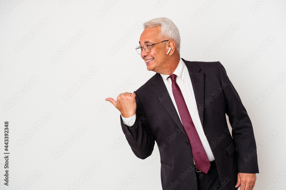 points with thumb finger away, laughing and carefree. points with thumb finger away, laughing and carefree.