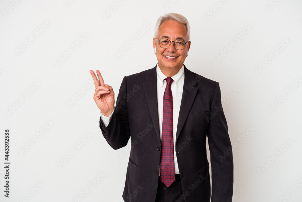 joyful and carefree showing a peace symbol with fingers. joyful and carefree showing a peace symbol with fingers.