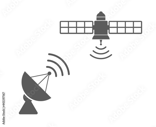 satellite and antenna icon
