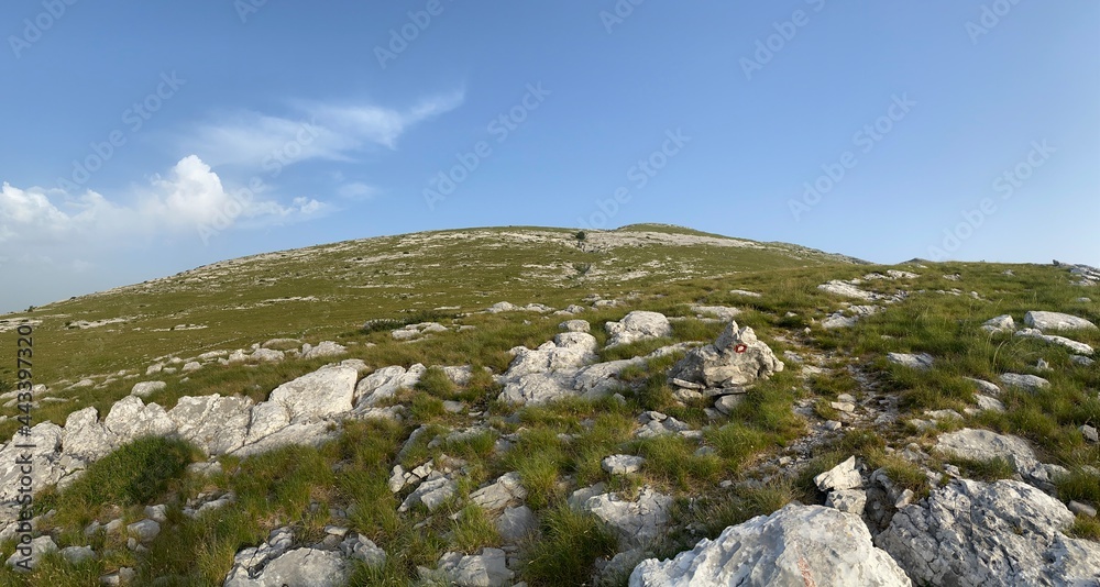 Dinara mountain in Croatia landscape