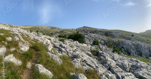 Dinara mountain in Croatia landscape