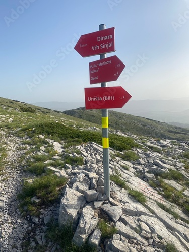 Dinara mountain in Croatia landscape photo