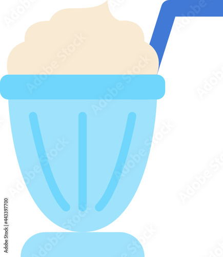 milkshake flat icon