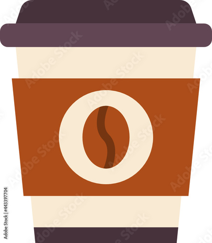 coffee to go flat icon