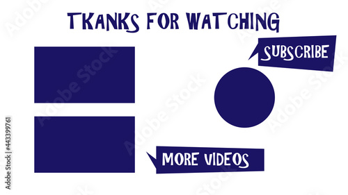 YouTube End Card Template Type A 04