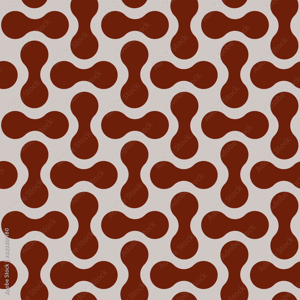 Seamless abstract pattern. Endless ornament. Vector illustration. Cutting stencil.