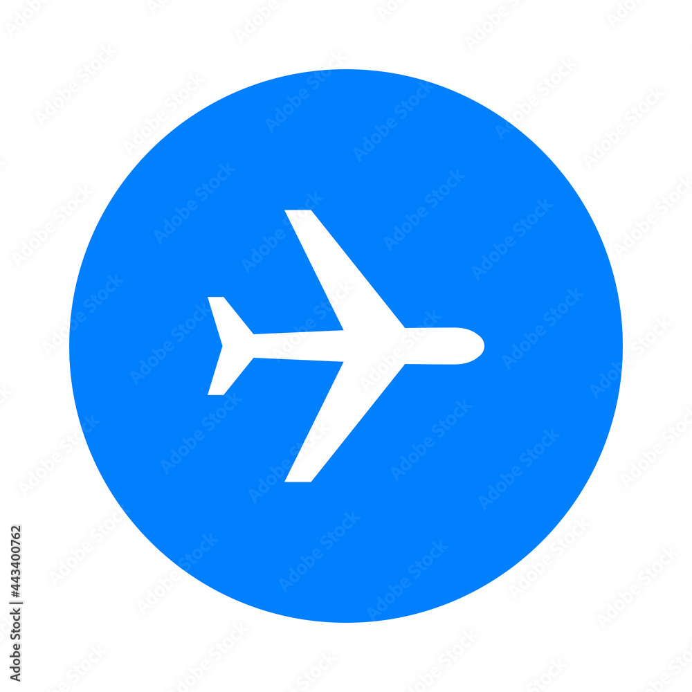 Flugzeug und Kreis Flugzeug und Kreis
