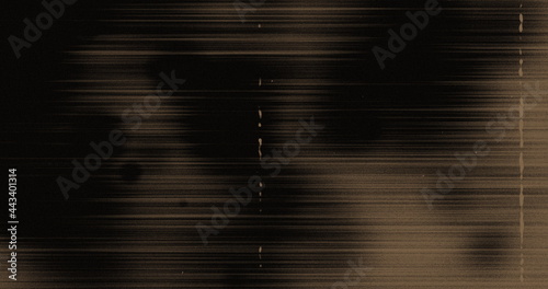 Image of multiple white specks and lines moving on seamless loop in black and brown