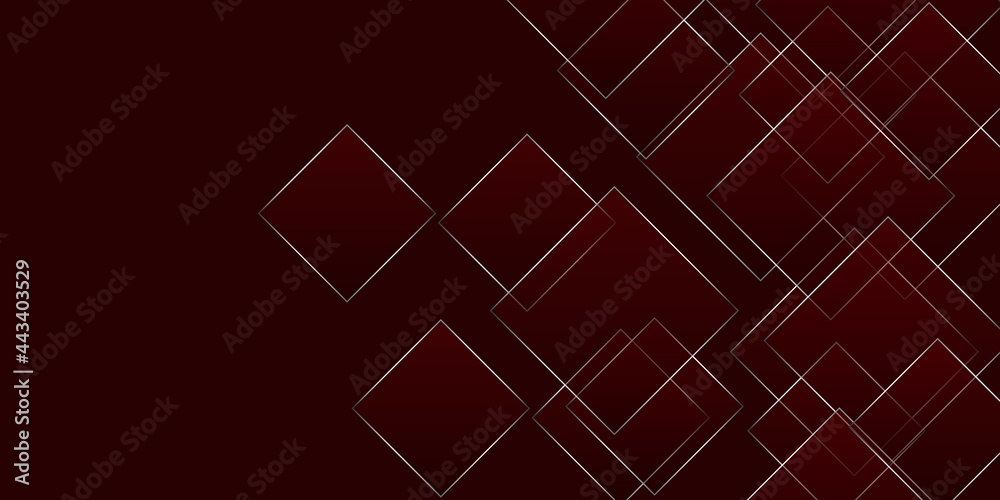 Modern dark red geometry background