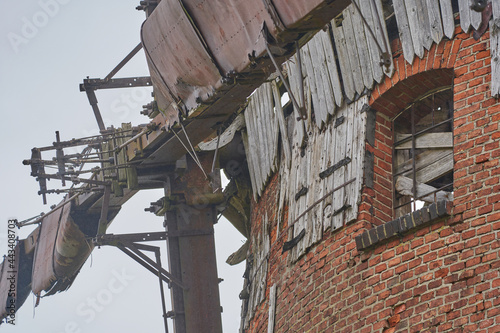 Old windmill in Zdrzewno (Poland)