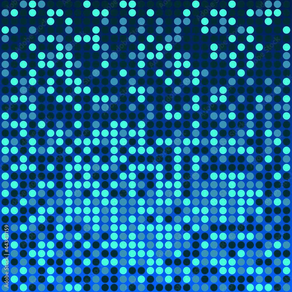 disco blue azure background