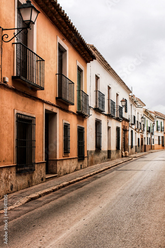 Old and majestic houses in the streets of Villanueva de los Infantes village © SoniaBonet