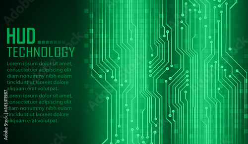 cyber circuit future technology concept background