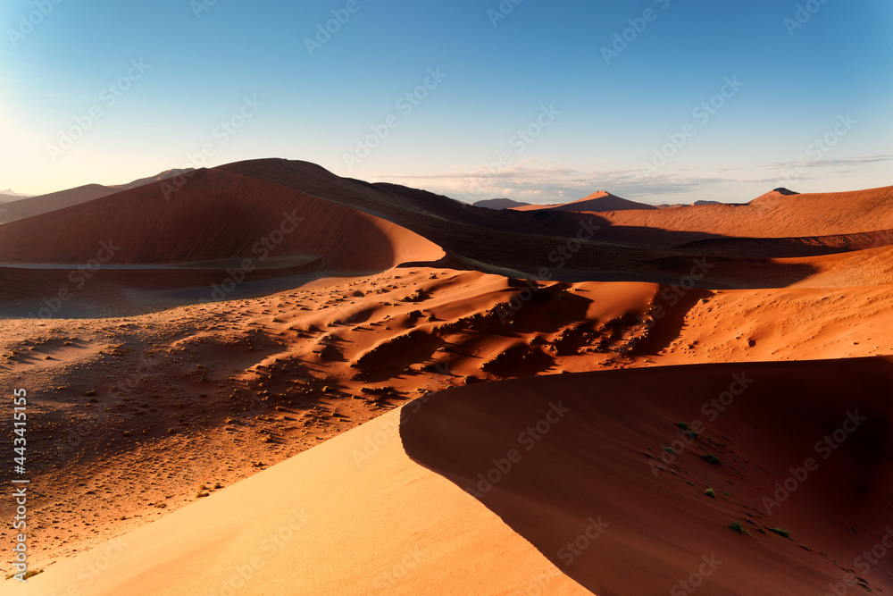 Sand dunes in Sossusvlei.