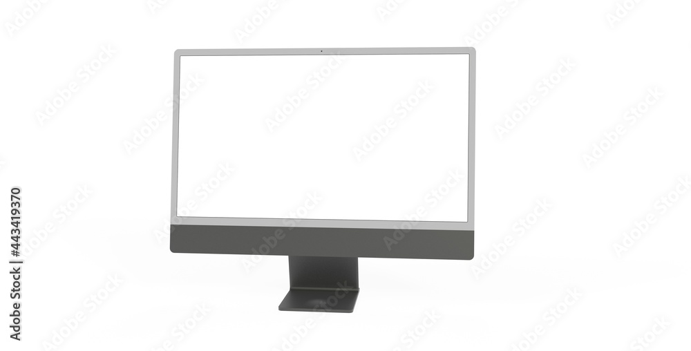 Copy of Realistic Computer, 3D Monitor, in Imac style isolated. dark grey black Copy of Realistic Computer, 3D Monitor, in Imac style isolated. dark grey black