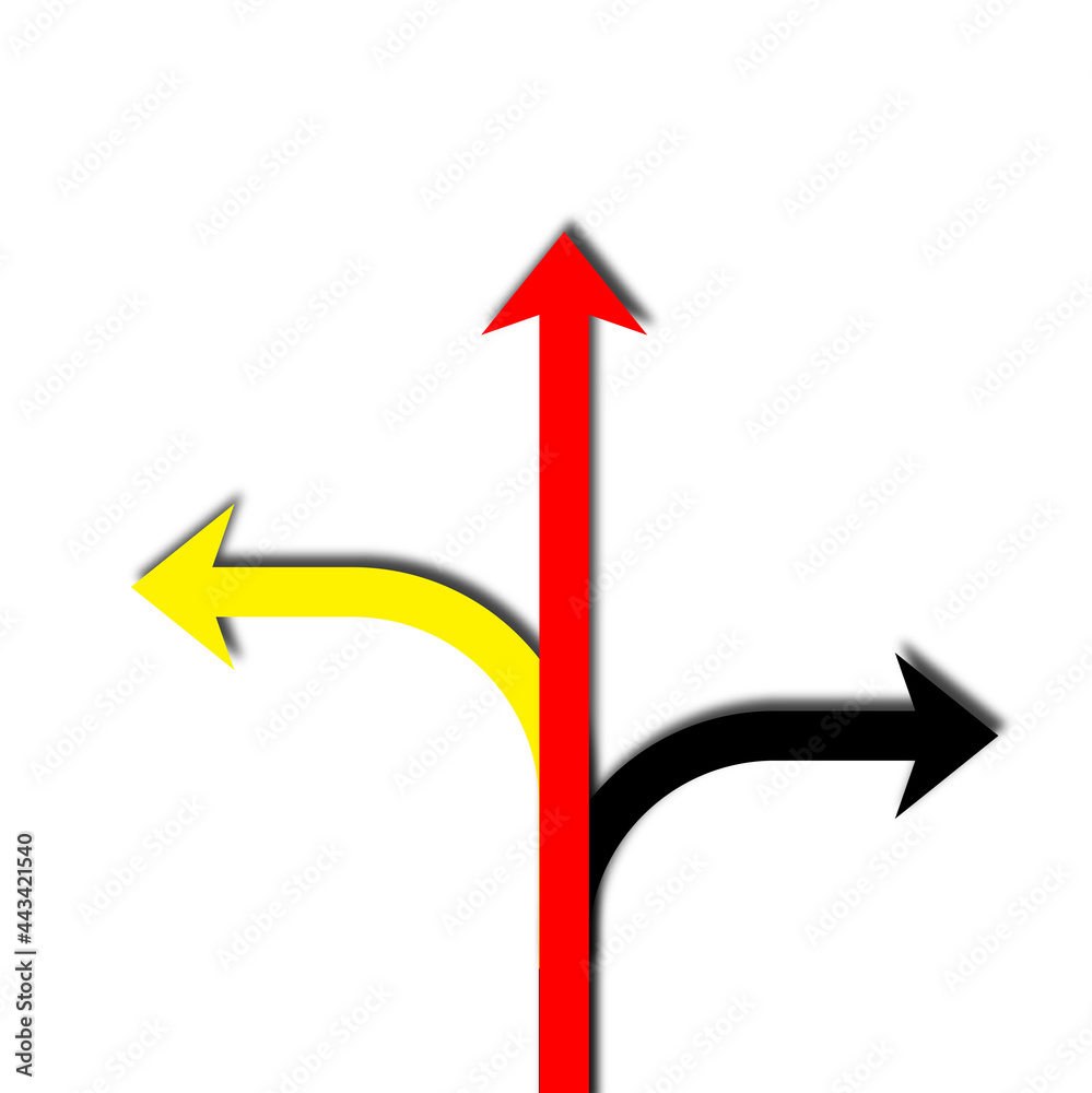 colorful arrows isolated in white background colorful arrows isolated in white background