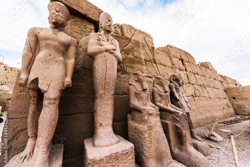 statues at the temple city
