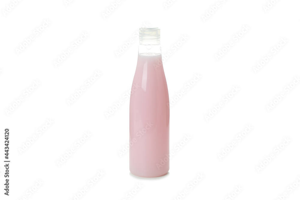 Blank bottle of shampoo isolated on white background Blank bottle of shampoo isolated on white background