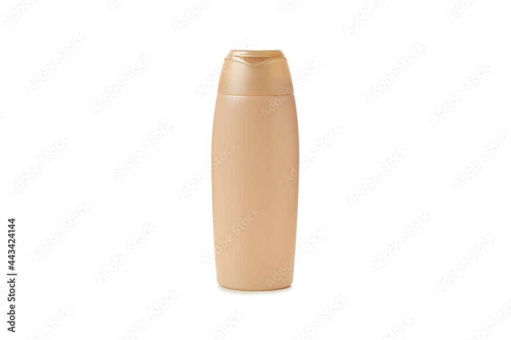 Blank bottle of shampoo isolated on white background Blank bottle of shampoo isolated on white background