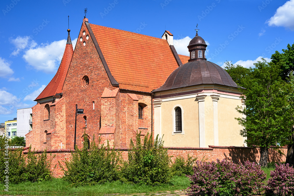 Medieval, historic church with an added chapel