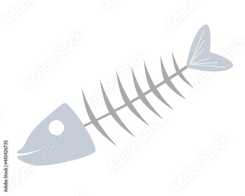 魚の骨のイラスト