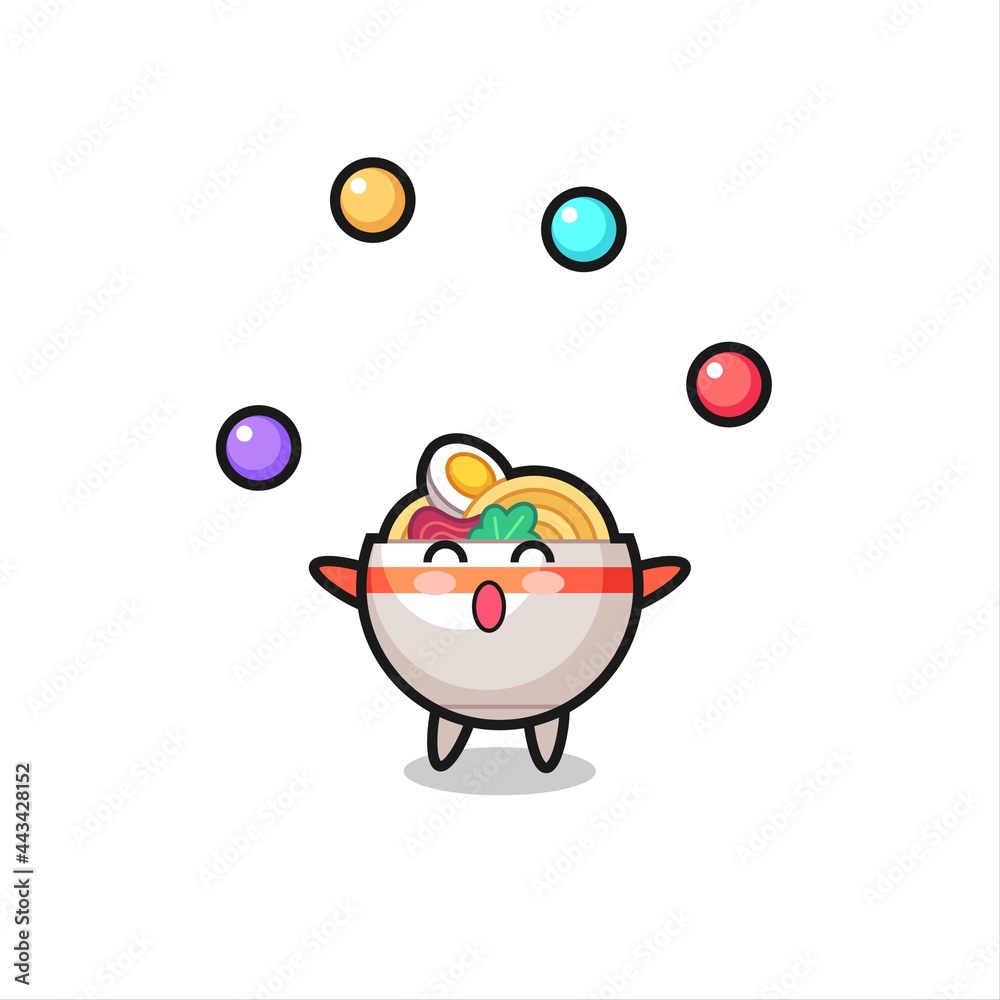 the noodle bowl circus cartoon juggling a ball the noodle bowl circus cartoon juggling a ball
