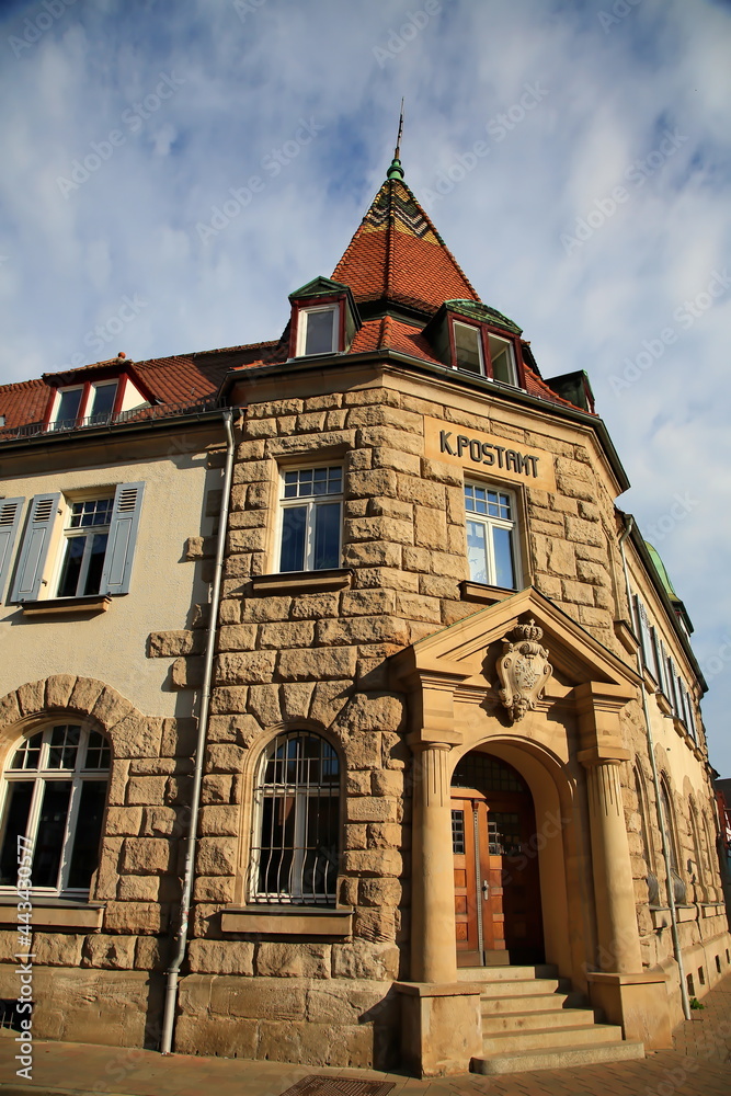 Obraz premium Historische Sehenswürdigkeiten von Weißenburg