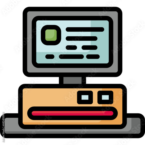 cashier line icon