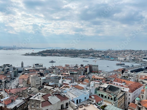 view of the istanbul city