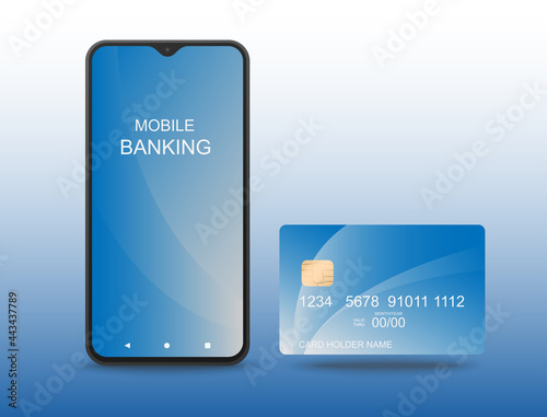 Mobile banking in smartphones and electronic money card
