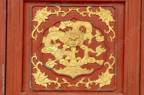 Chinese traditional carved solid wood doors and windows