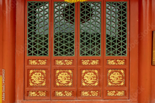 Chinese traditional carved solid wood doors and windows