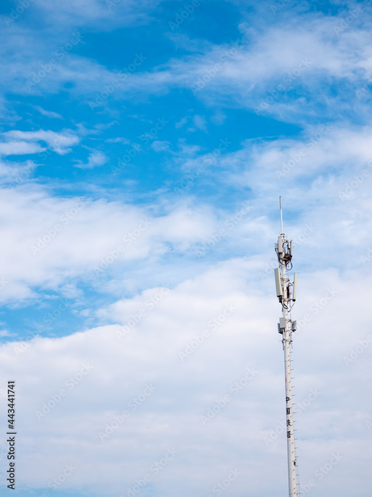 Obraz premium tv tower on sky