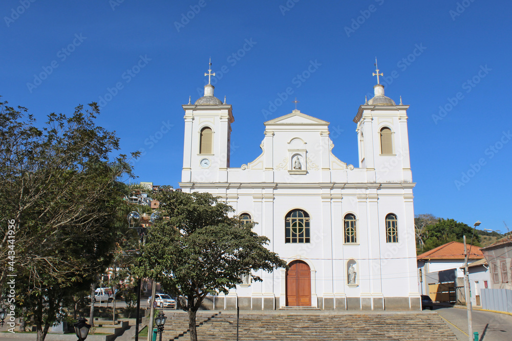 Church of São Luís de Tolosa, in Sao Luiz do Paraitinga, rebuilt in 2014 after devastating floods suffered by the historic city in 2010.
